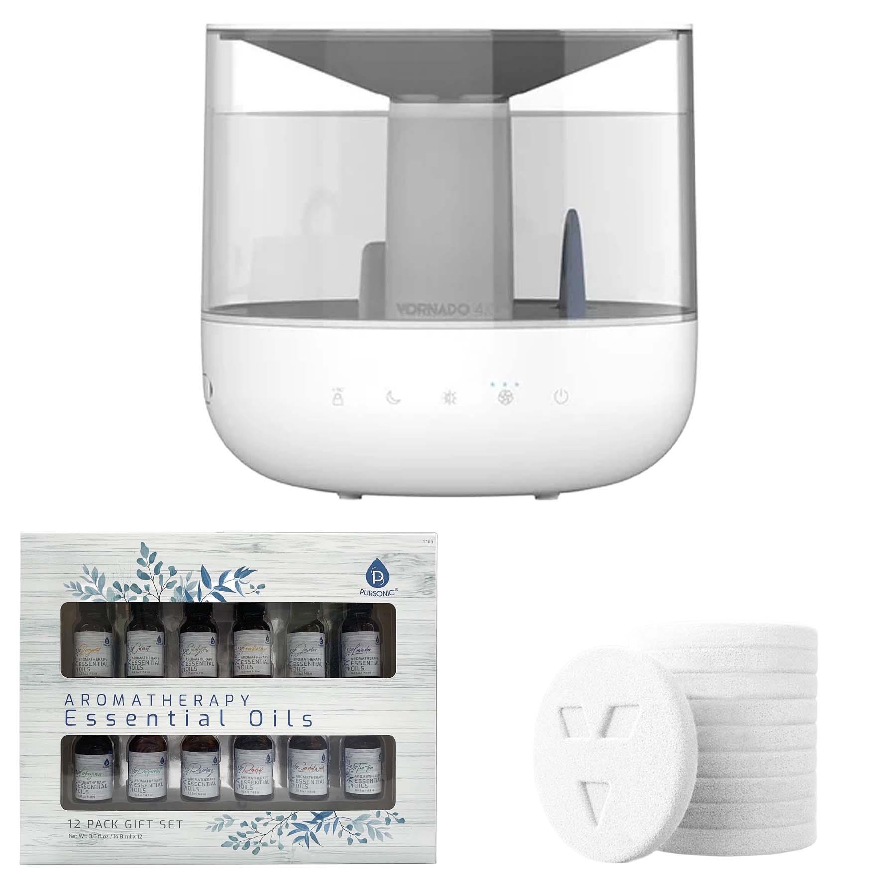MISTIC 4 Ultrasonic Humidifier with Aromatherapy and Essential Oils (12 pack)
