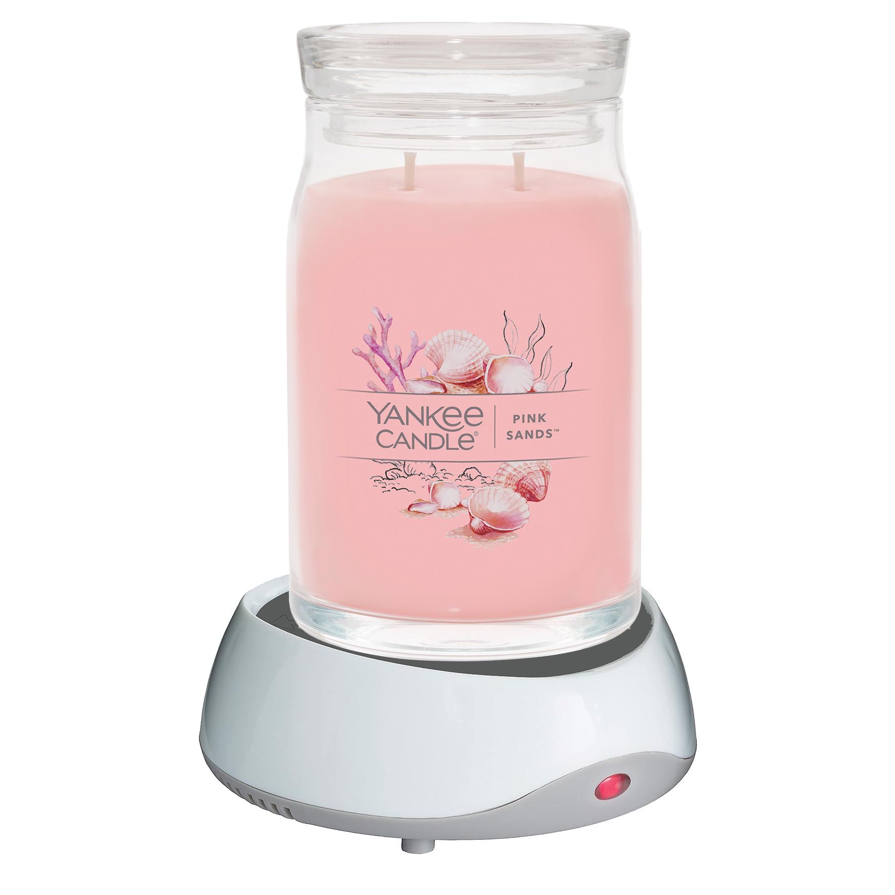 Candle Warmer with Signature Jar Candle - Pink Sands