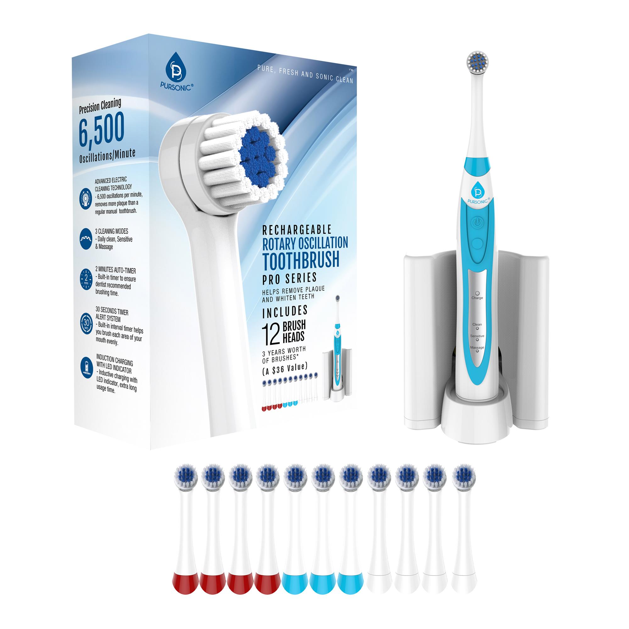 Rechargeable Rotary Oscillation Toothbrush Pro Series - White