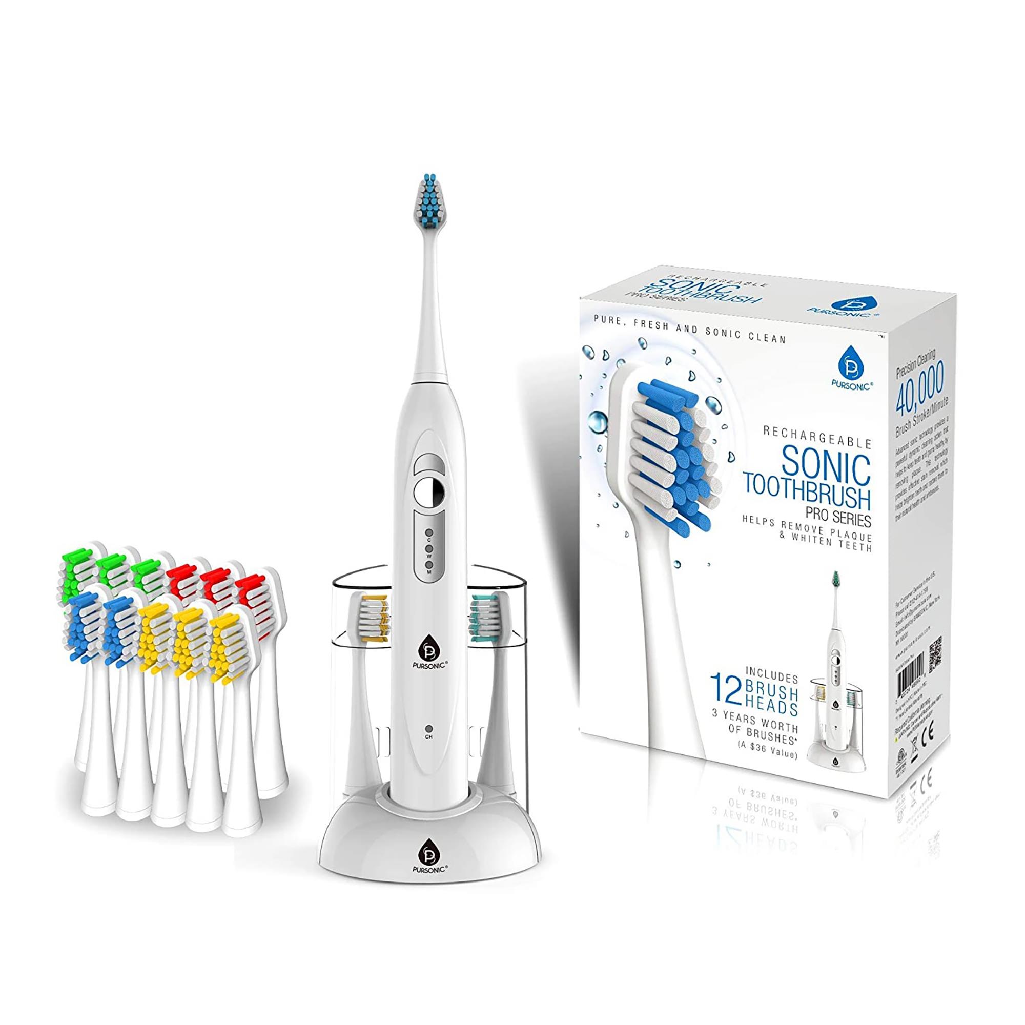 SPM Sonic Movement Rechargeable Electric Toothbrush - White