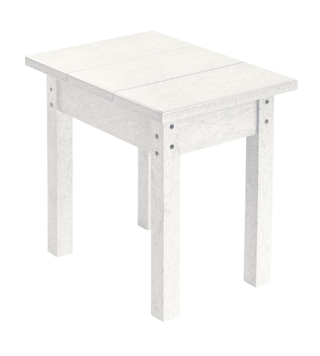 Small Rectanglular Table - White