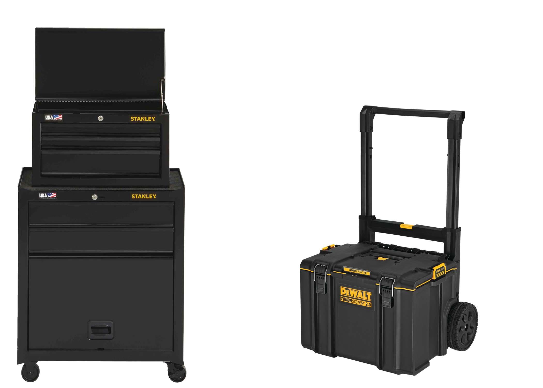 26" 5 Drawer Tool Chest & Cabinet and Tough System 2.0 Rolling Tool Box