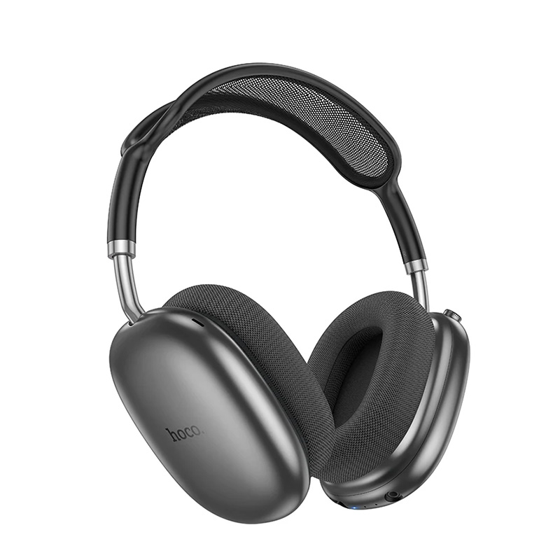 Hoco W55 Wireless Bluetooth V5.4 Hi-Fi Headphones_Black Color