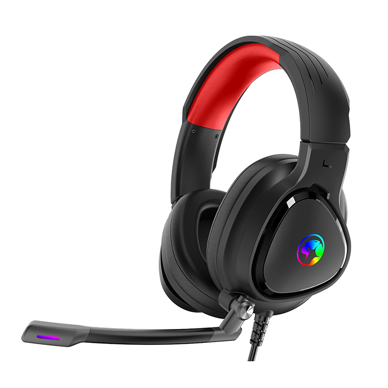 Marvo HG8958 RGB Lighting 40mm Audio Drivers, 3.5mm + USB powered immersive 360-degree Stereo Sound Gaming Headset