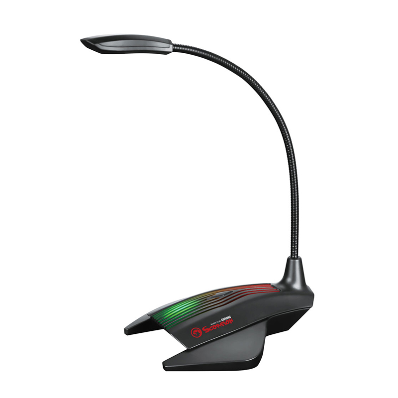 Marvo MIC-01 USB Powered RGB LED Gaming Microphone for Computer_Black