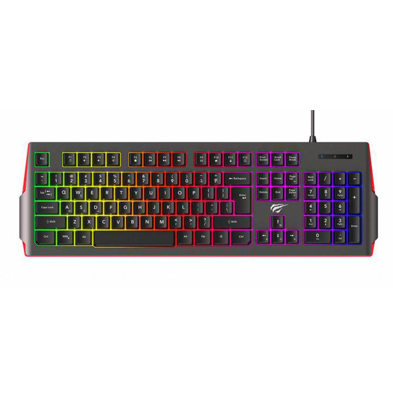 Havit KB866L Wired RGB Backlit Membrane FN Multi-function Gaming Keyboard