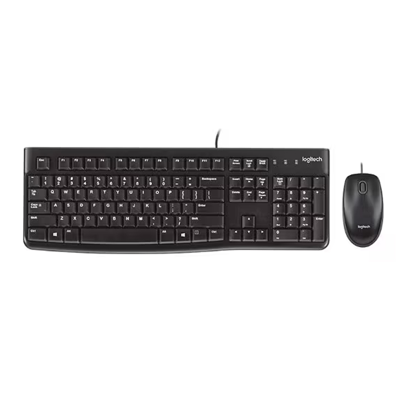 Logitech MK120 USB Keyboard Mouse Combo_Black