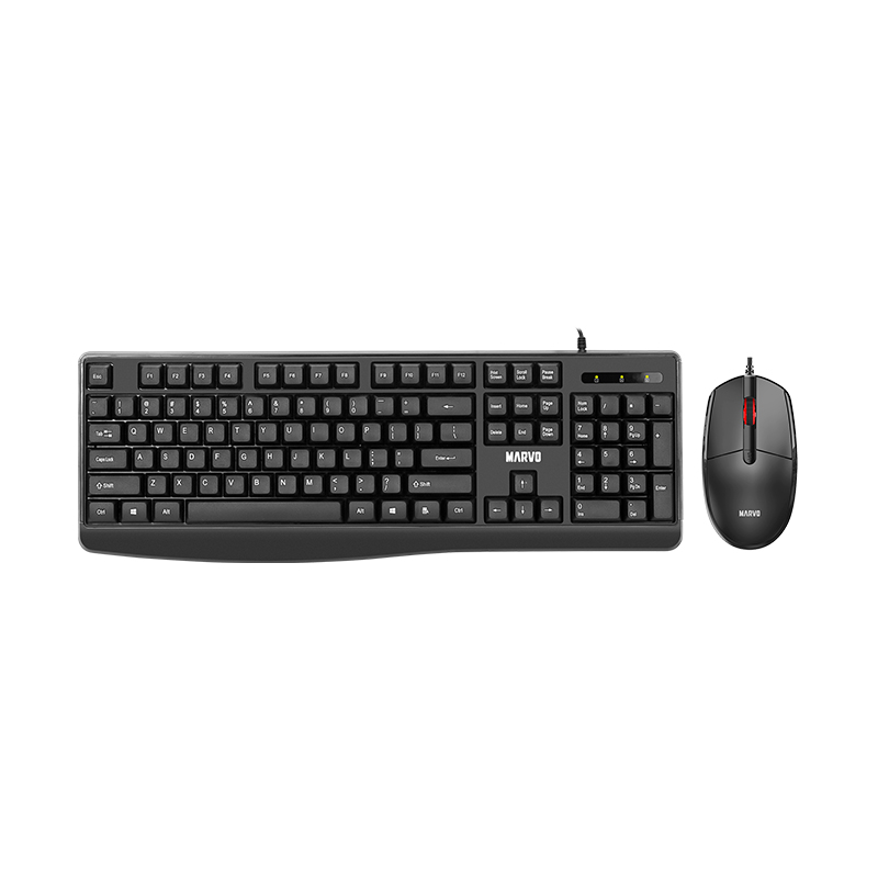 Marvo Office CM009 Wired Keyboard and Mouse Combo_Black