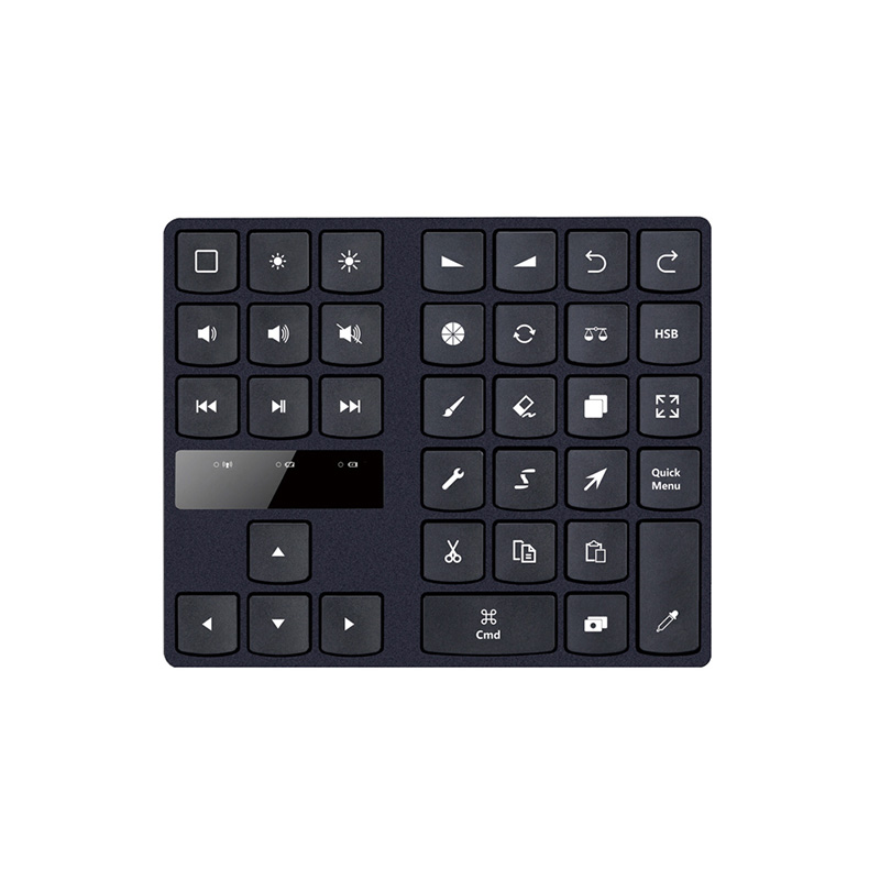Wireless Bluetooth 5.0 Keyboard for Procreate, Drawing shortcuts keypad for iPad Procreate, Rechargeable, 35-key keyboard Accessories for Mac OS/IOS iPad/Tablet/Laptop/Smartphone