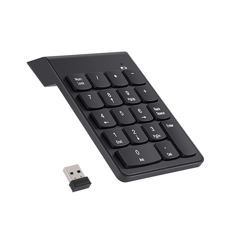 Wireless 2.4G Numeric 18 keys chocolate Mini keyboard Pad