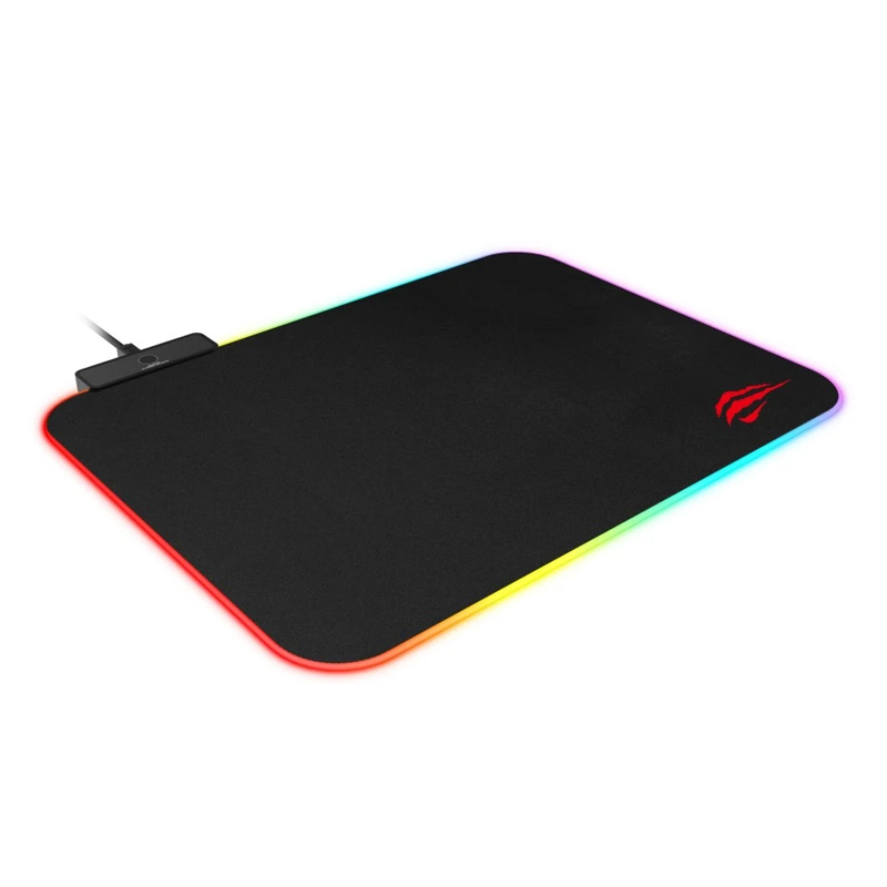 Havit MP901 RGB Lighting, Premium fine-mesh cloth, Anti-slip rubber base gaming mouse Pad (360 x 260 x 3mm)