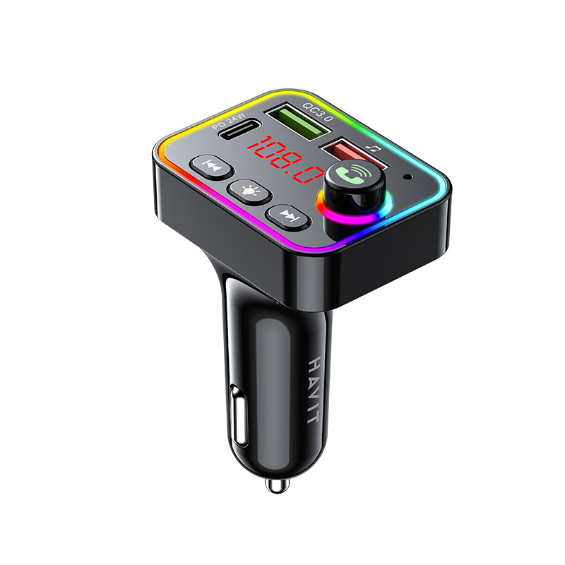HAVIT FM819BT FM Transmitter with RGB illumination with USB output