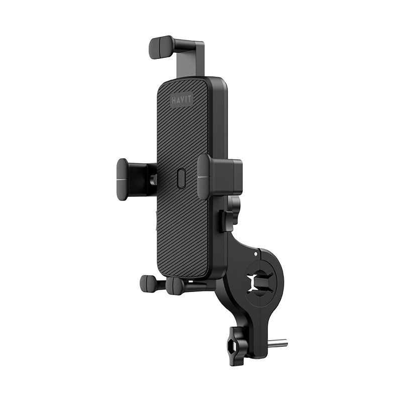 Havit ST7137 360° Degree Rotation Motorcycle/ Bicycle Phone Holder_Black
