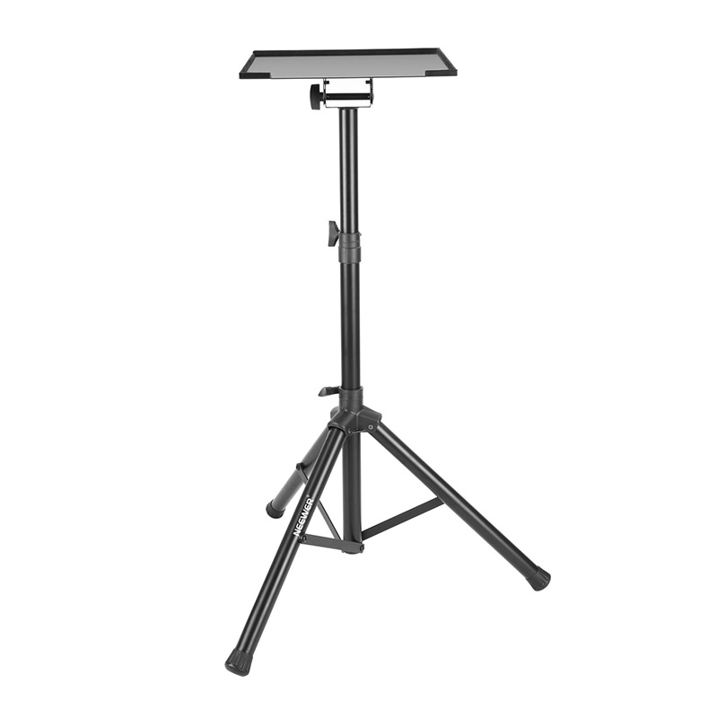 Neewer Deluxe 36.2-51.2 inches Adjustable and Collapsible Heavy-Duty Laptop & Tablet Stand with Solid Tripod Base and Non-slip Rubber Caps