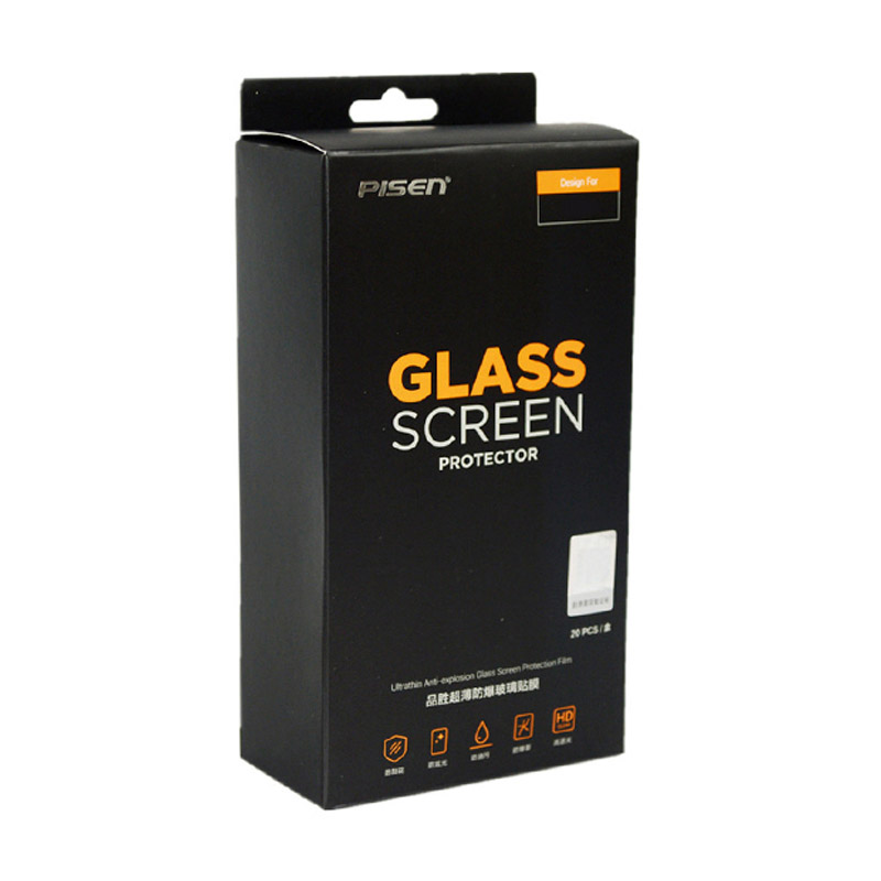 Pisen ultrathin Anti-explosion Temp glass screen protection box for iPhone7/8 (20pcs)