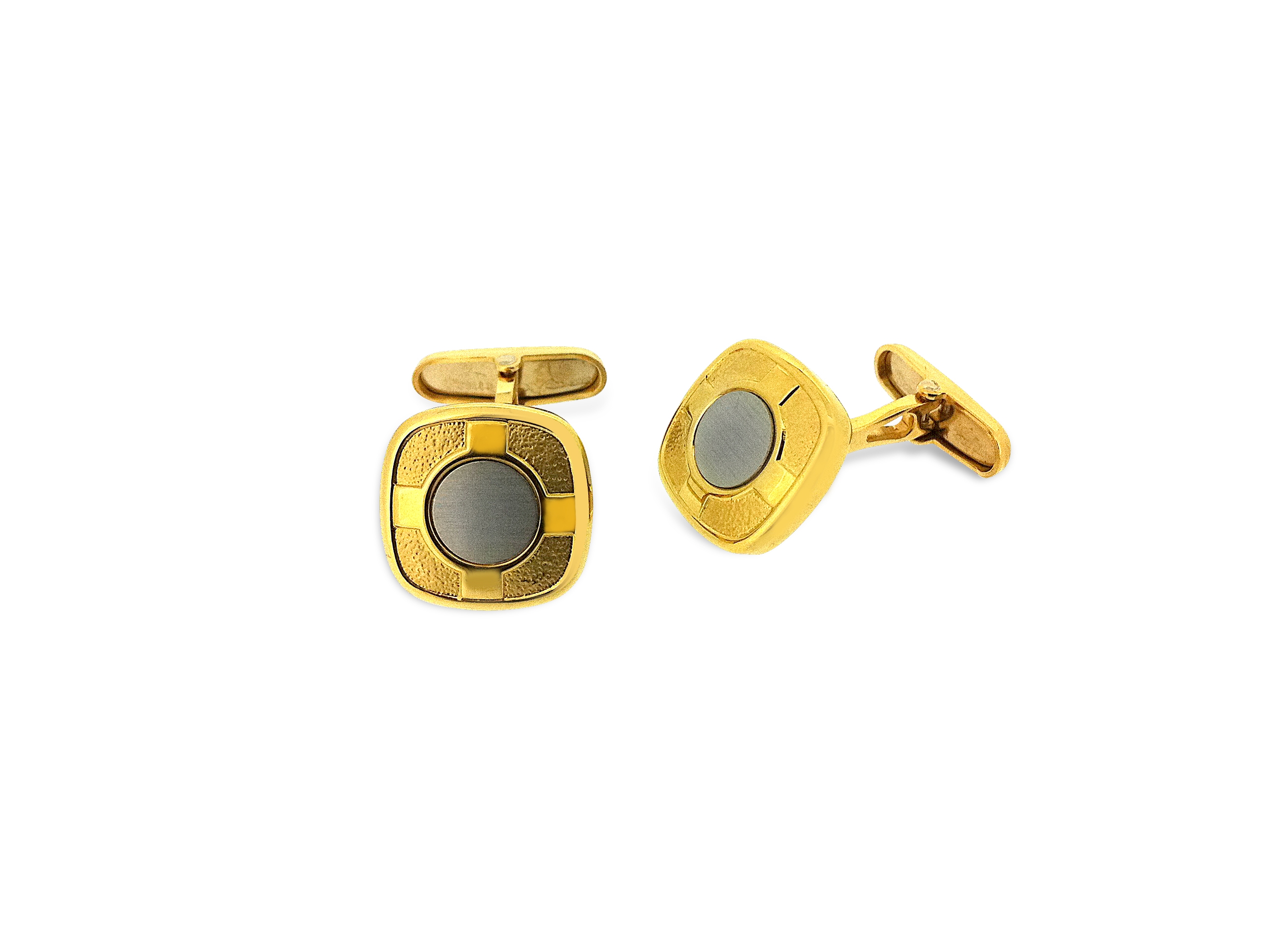 18K Two Tone Cufflink (38)