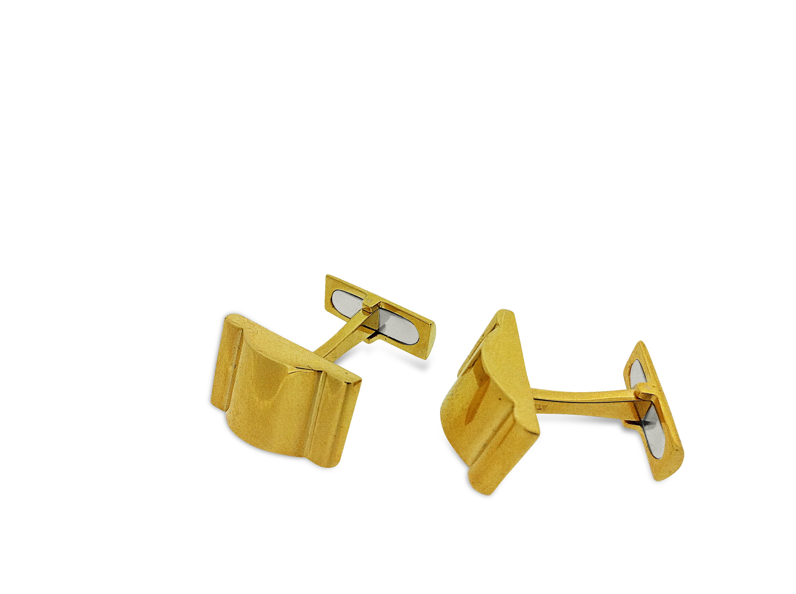 18K Yellow Gold Fancy Cufflink (33)