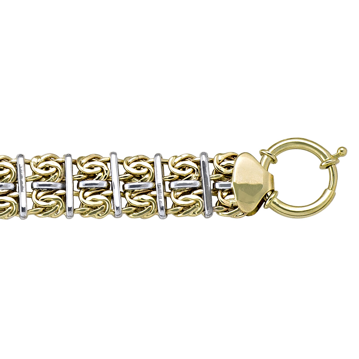 Two Tone Hollow Fancy - 10K