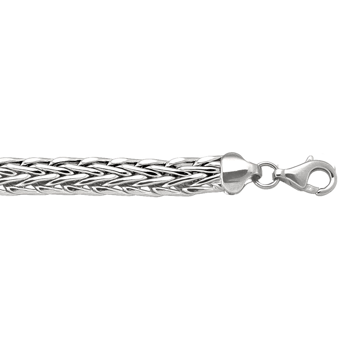 Czb67 White Gold Weave Link