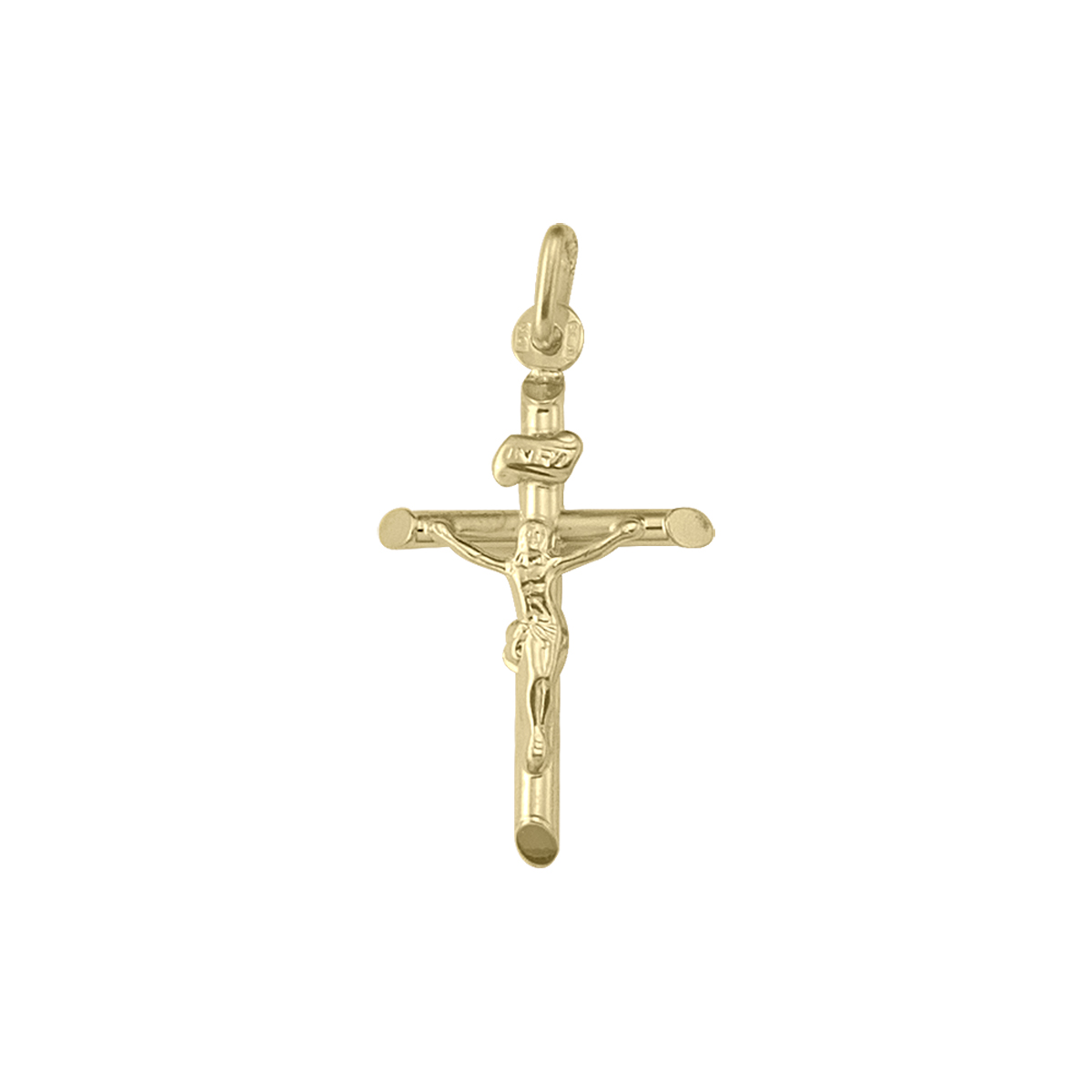 Yellow Gold Crucifix - 14K