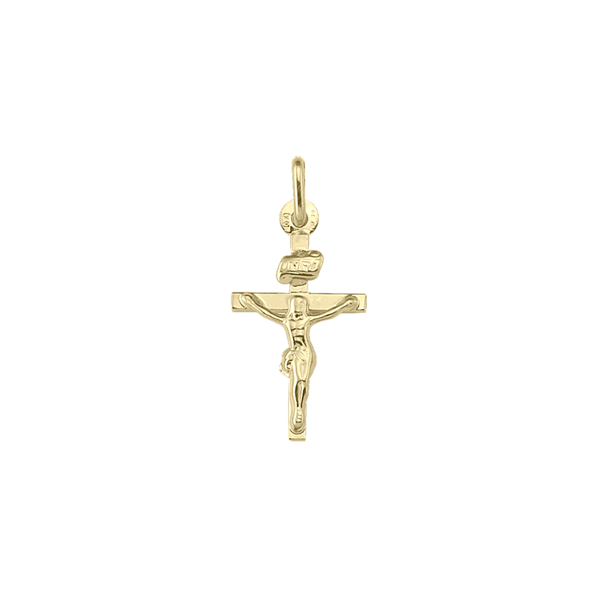 Yellow Gold Crucifix - 18K