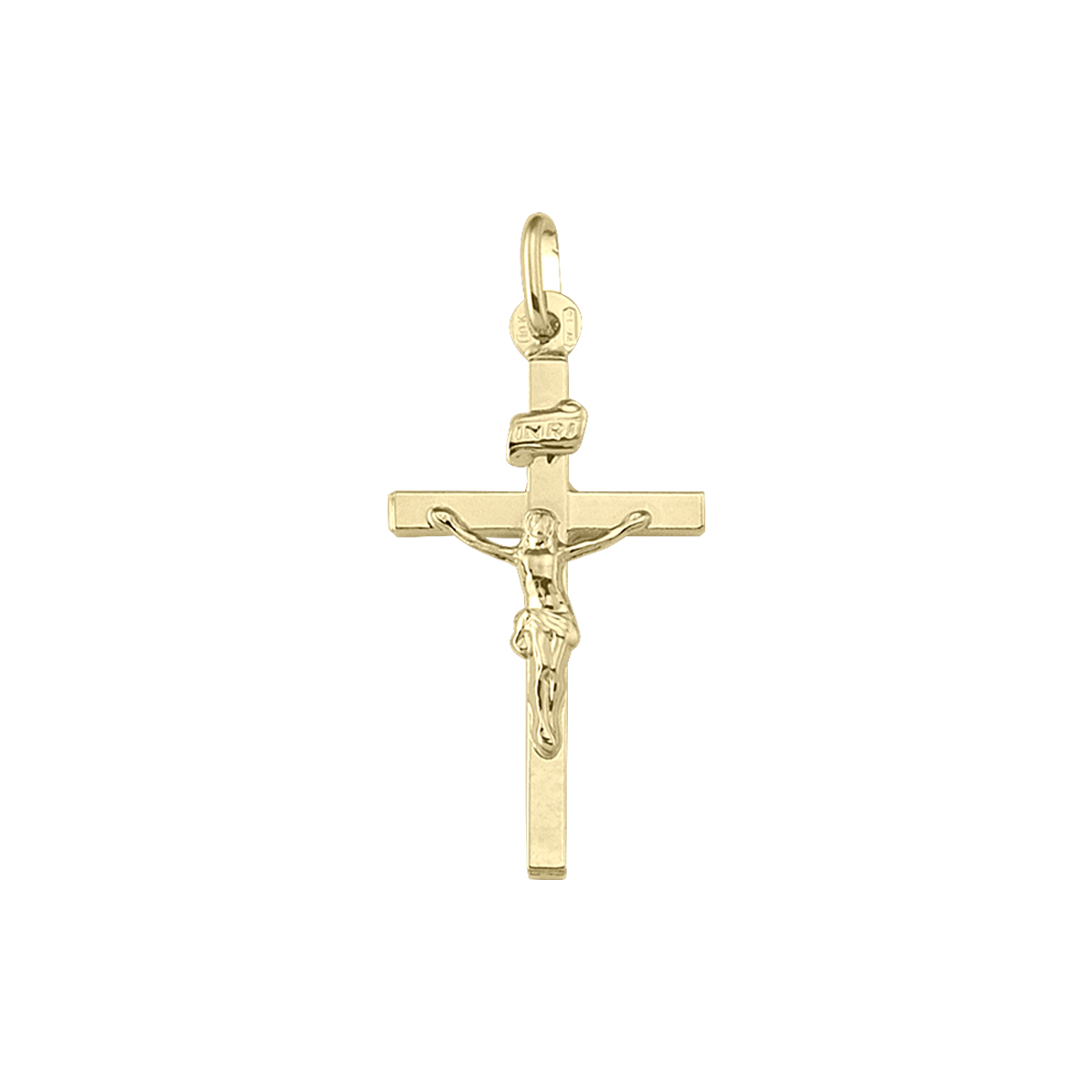 Yellow Gold Crucifix - 18K