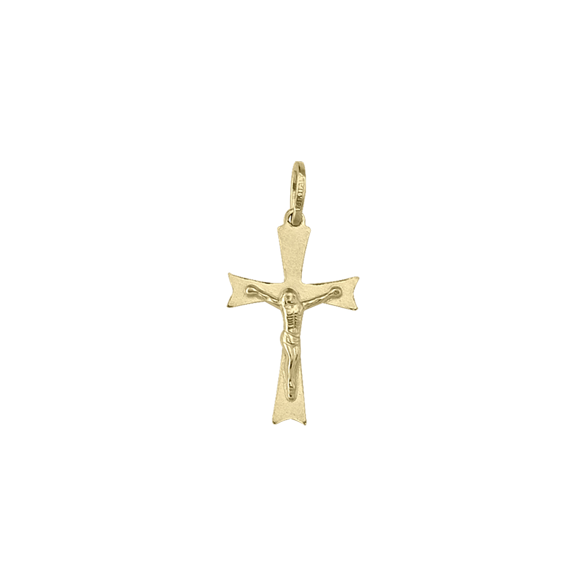 Yellow Gold Crucifix - 18K