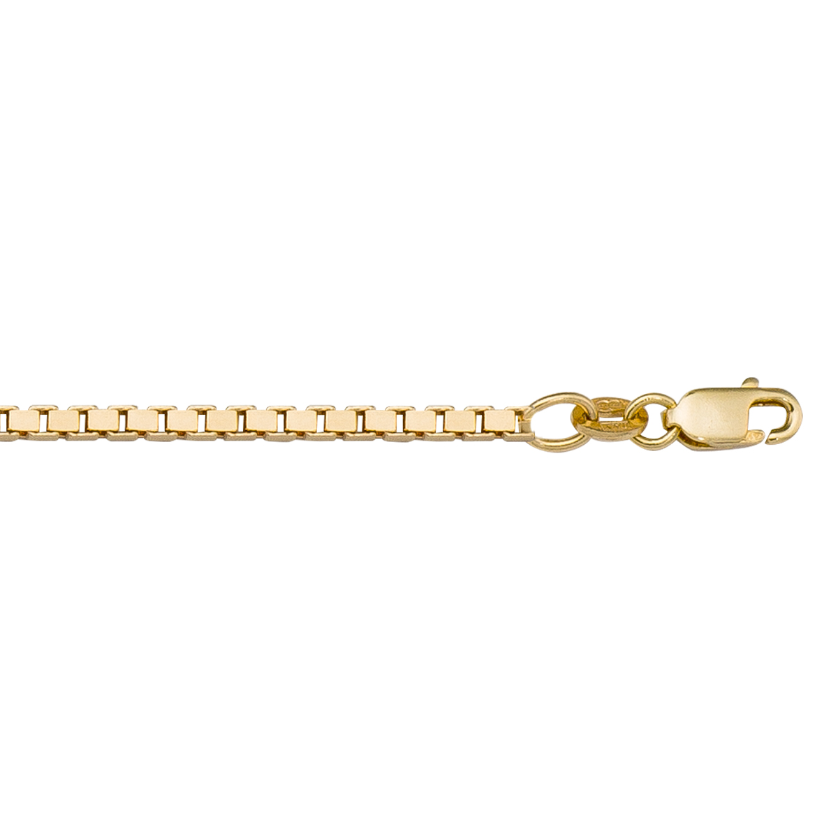 Yellow Gold Solid Box Link - 14K - 14k - 24"