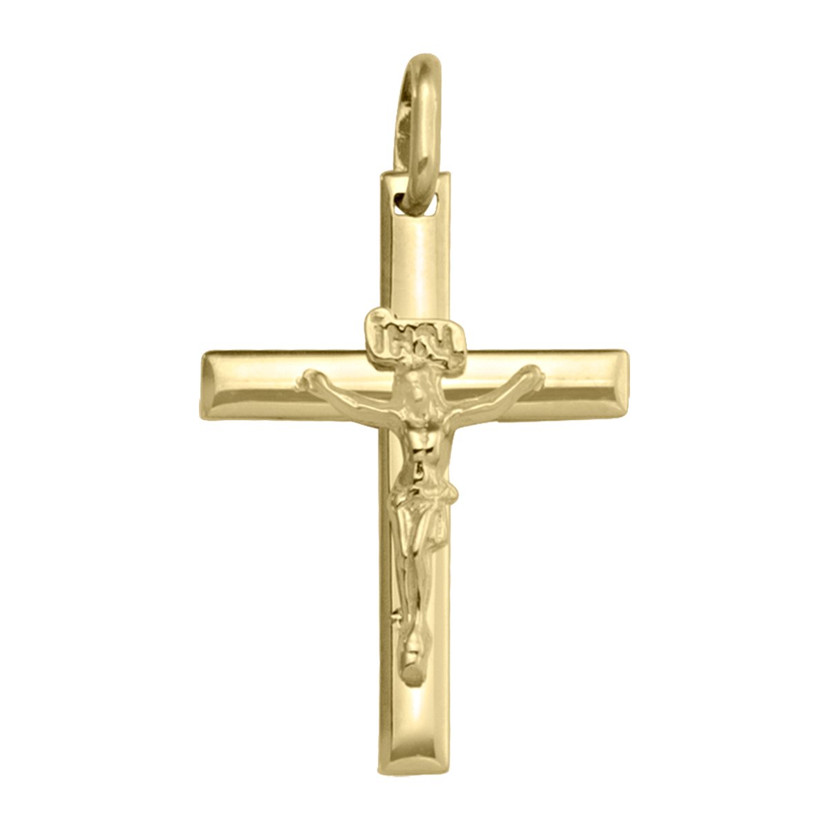 Yellow Gold Crucifix - 14K