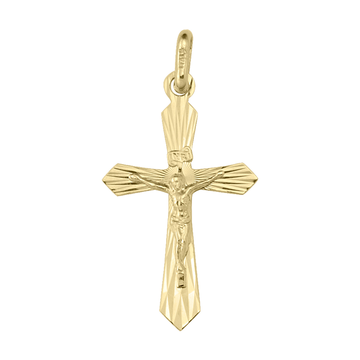 Yellow Gold Crucifix
