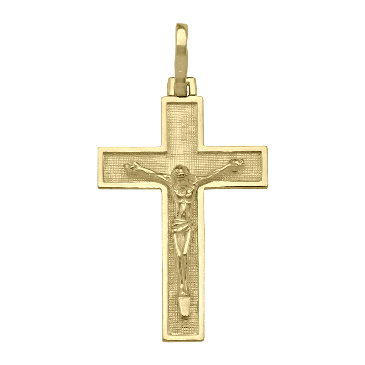 Yellow Gold Crucifix - 18K