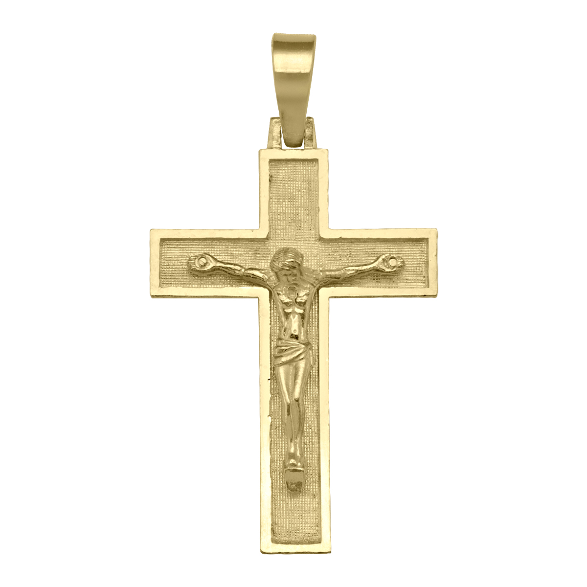 Yellow Gold Crucifix - 10K