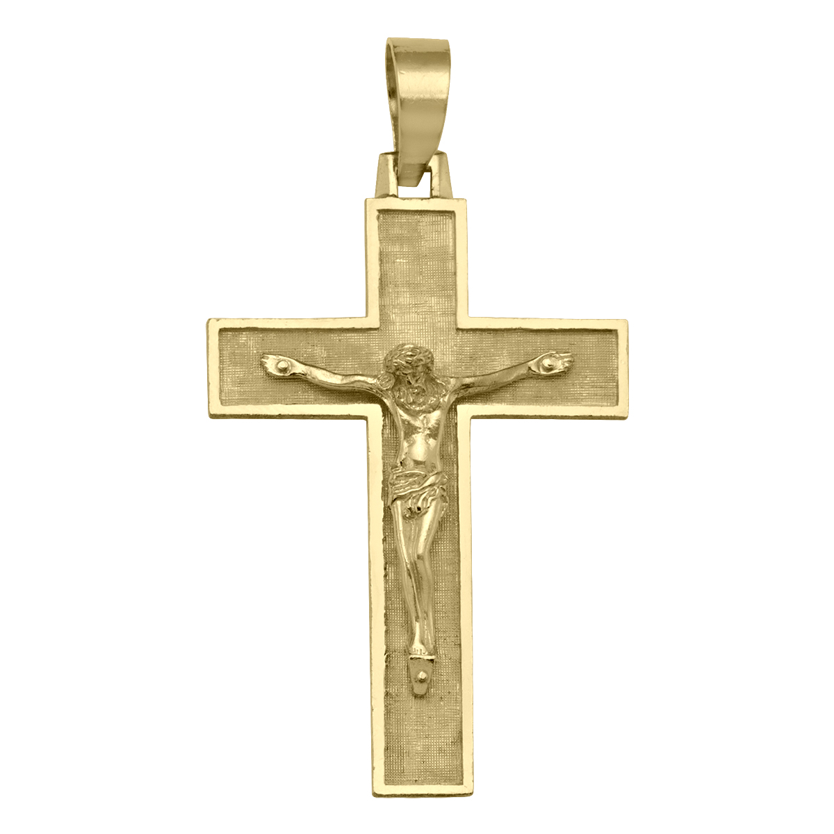 Yellow Gold Crucifix - 10K