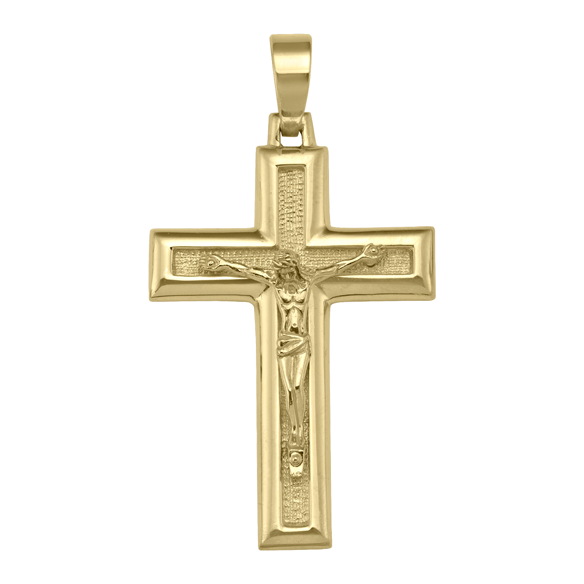 Yellow Gold Crucifix - 10K