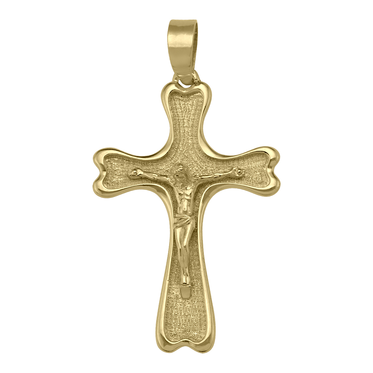 Yellow Gold Crucifix - 10K