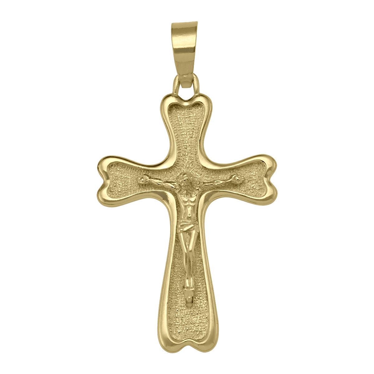 Yellow Gold Crucifix - 10K
