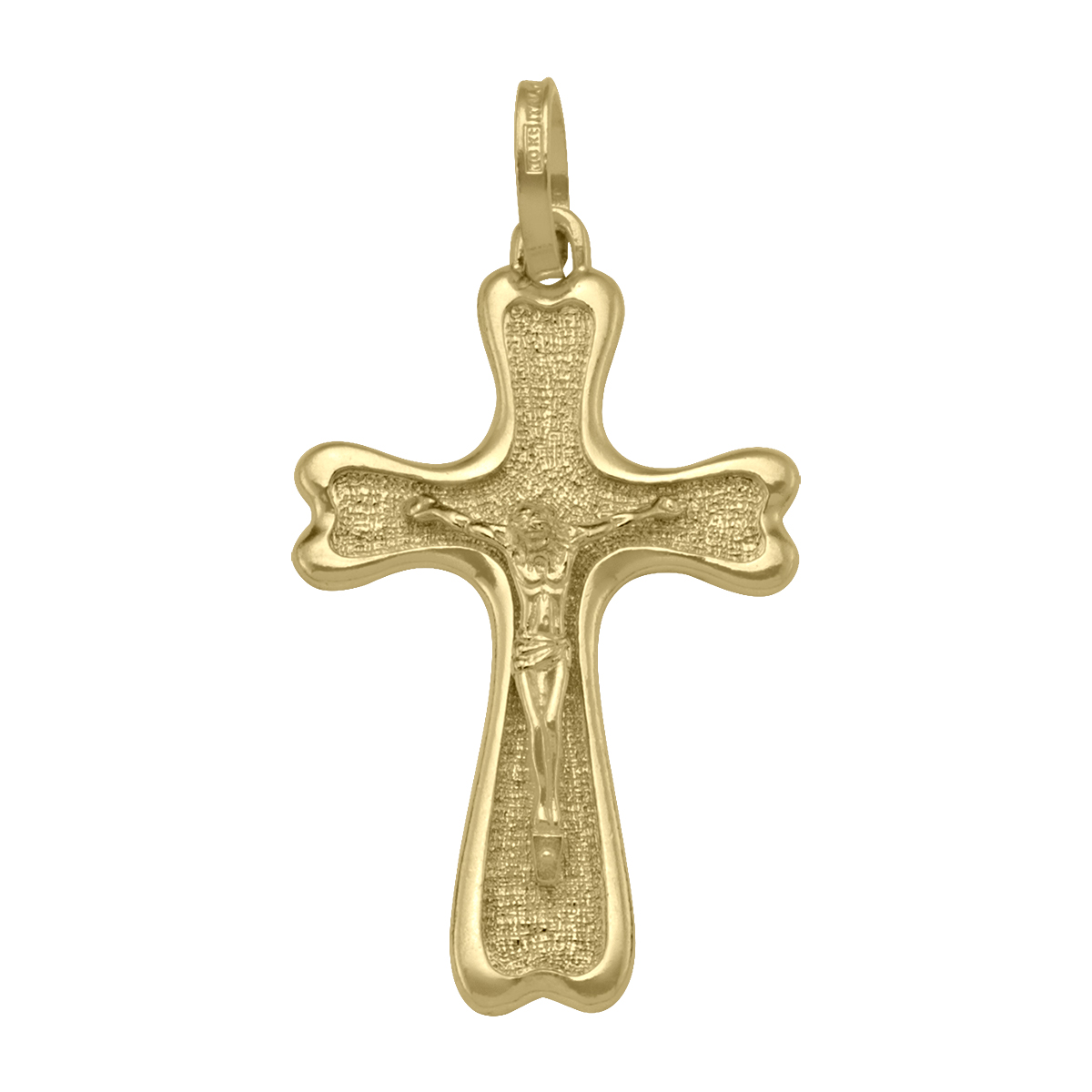 Yellow Gold Crucifix - 10K