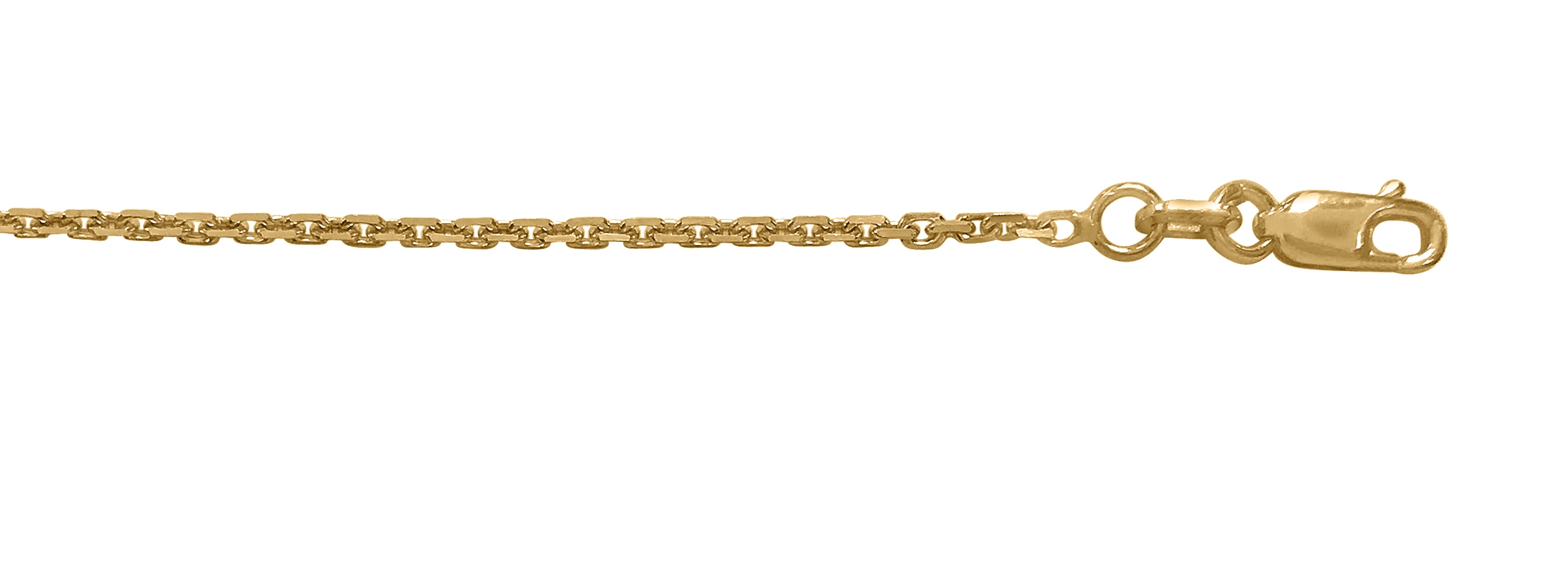 N141 Yellow Gold Oval Cable Link