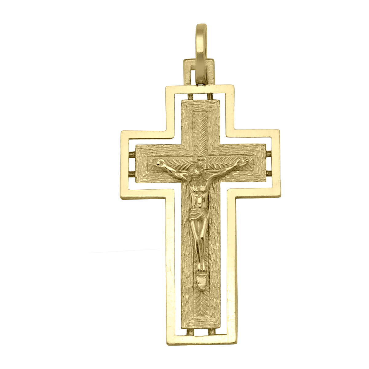 Yellow Gold Crucifix - 10K