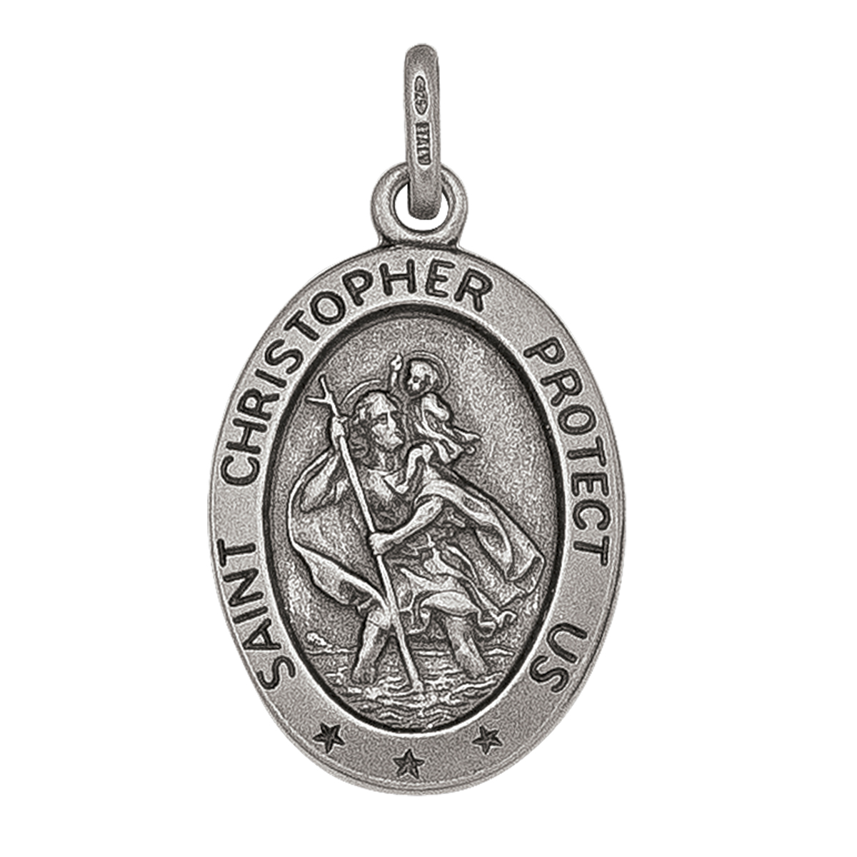 Sterling Silver St. Christopher Medal