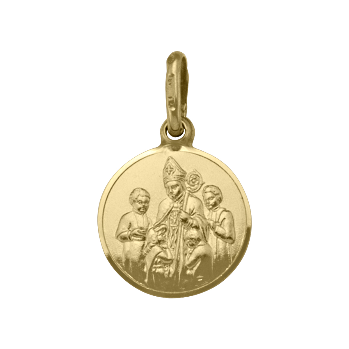 Yellow Gold Solid Confirmation Medal - 18K