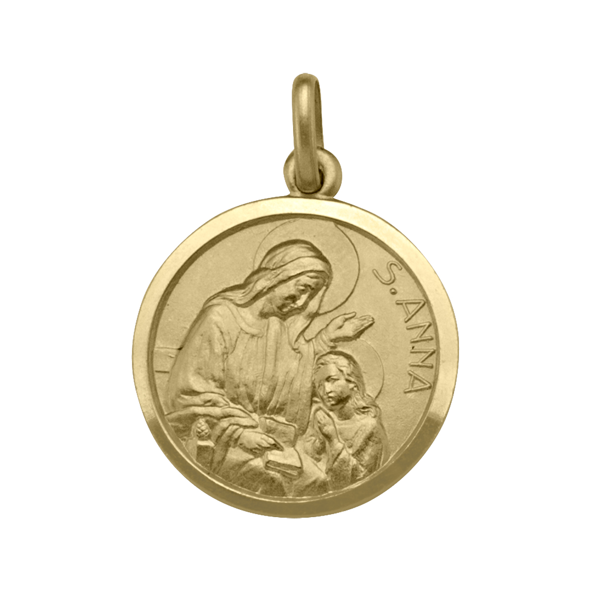 Yellow Gold Solid St. Anne Medal