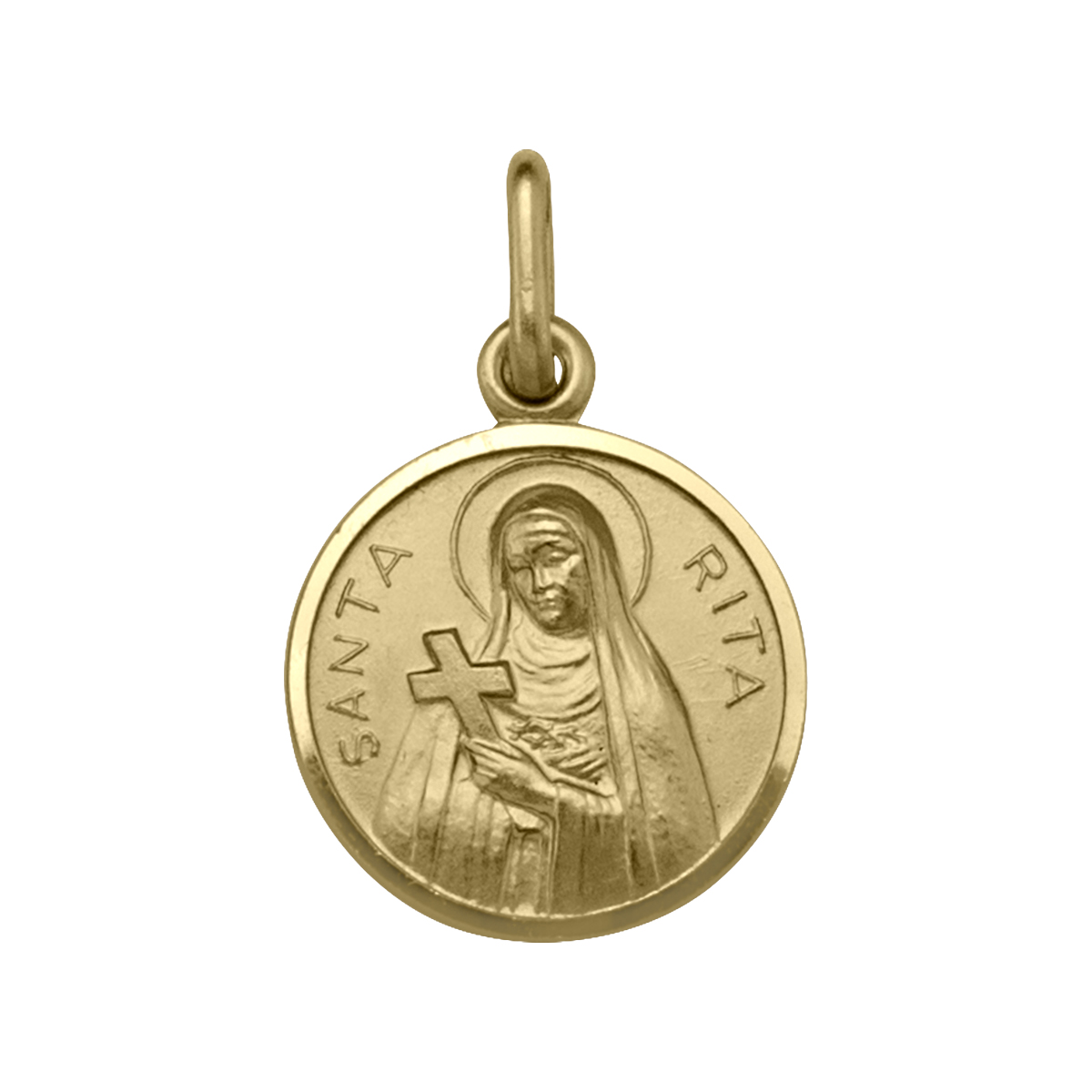 Yellow Gold St. Rita Medal