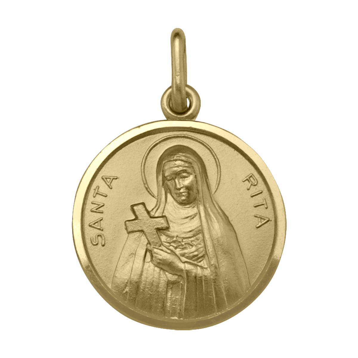 Yellow Gold St. Rita Medal