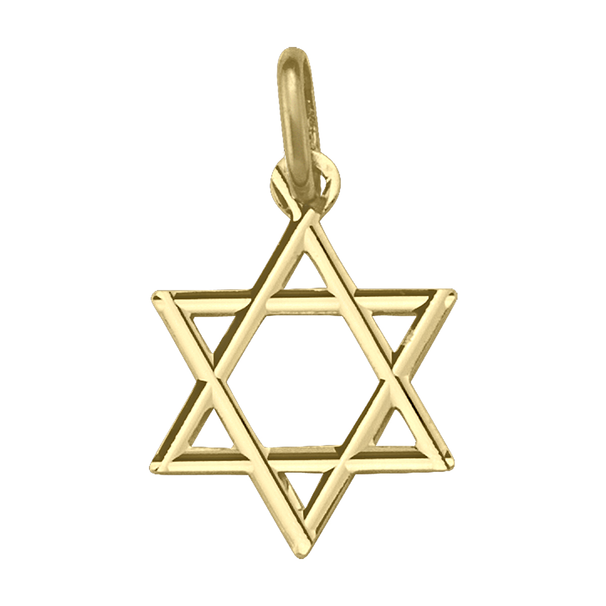 Yellow Gold Star Of David