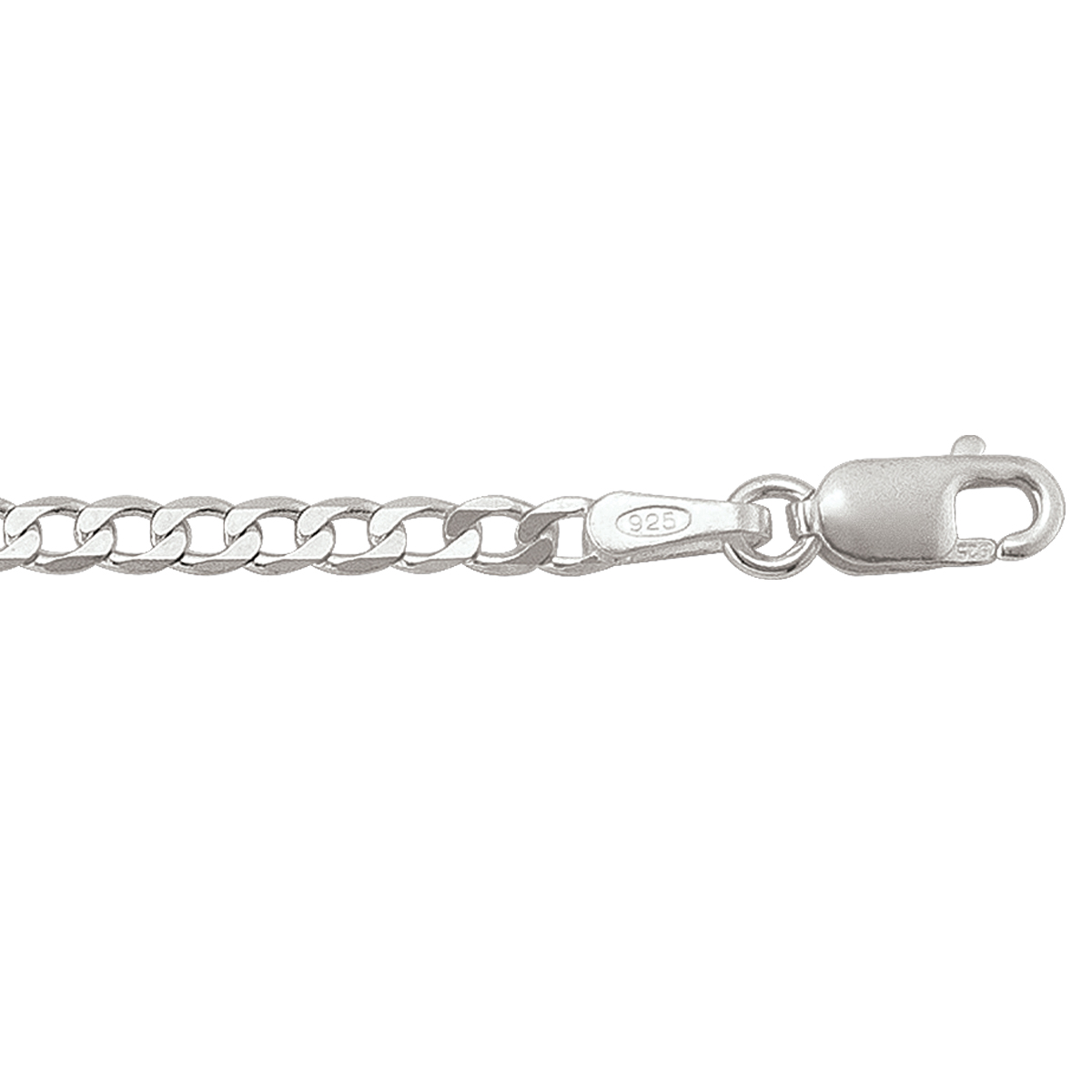 Silver Solid Open Link - SS - Silver - 22"