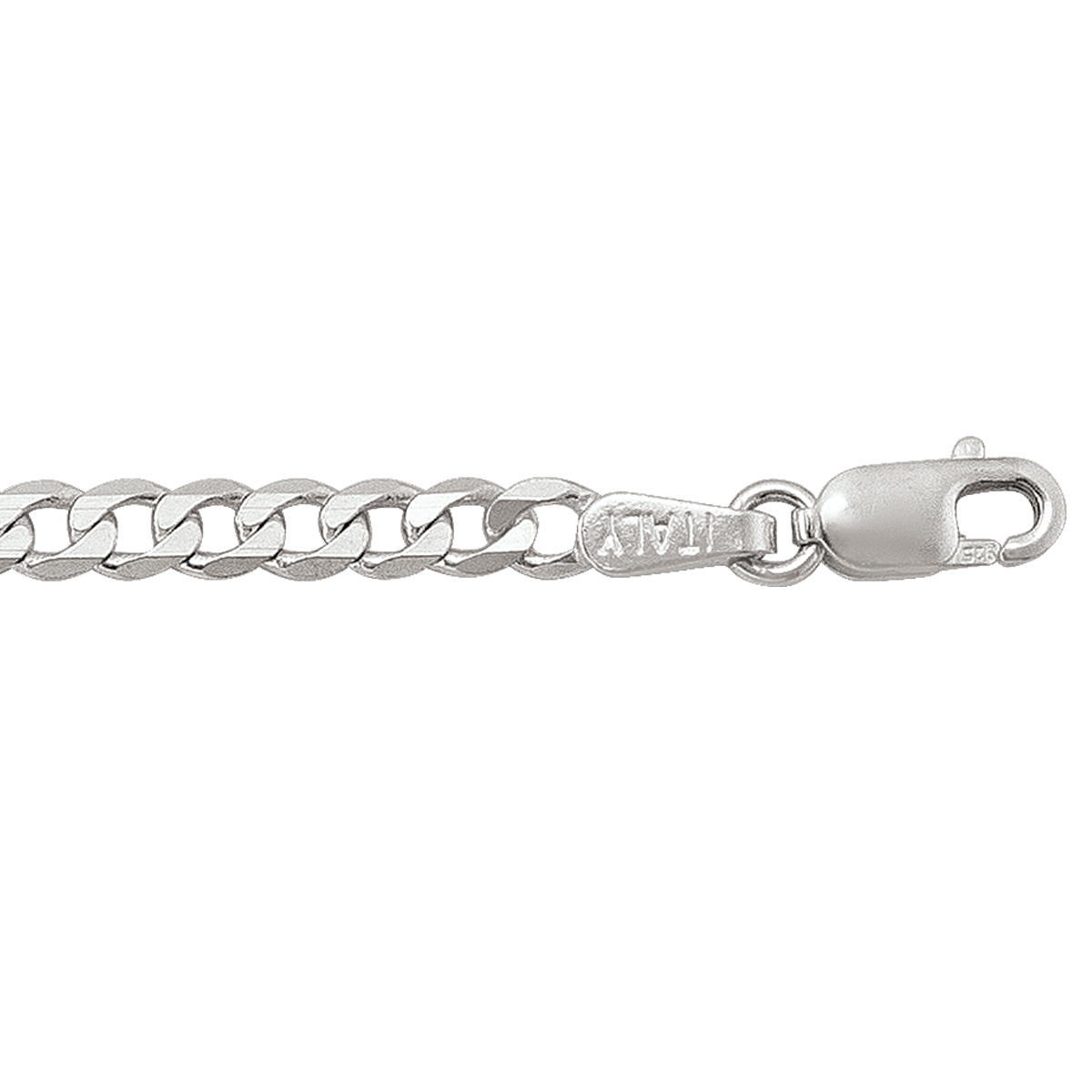 Silver Solid Open Link - SS - Silver - 16"