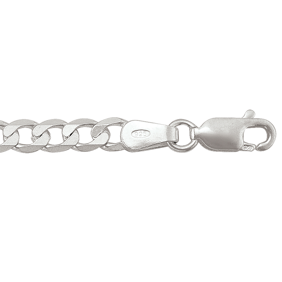 Silver Solid Open Link - SS - Silver - 18"