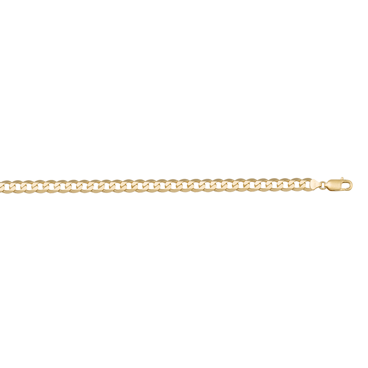 Yellow Gold Solid Open Link - 10K - 10k - 7"
