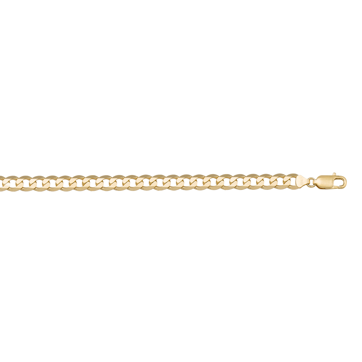 Yellow Gold Solid Open Link - 10K - 10k - 8"